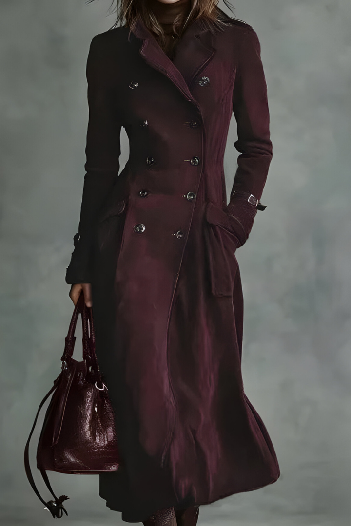 Mariella | Elegant Tailored Long Coat