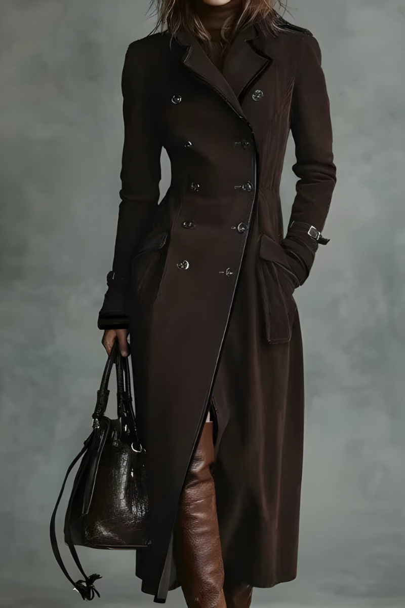 Mariella | Elegant Tailored Long Coat