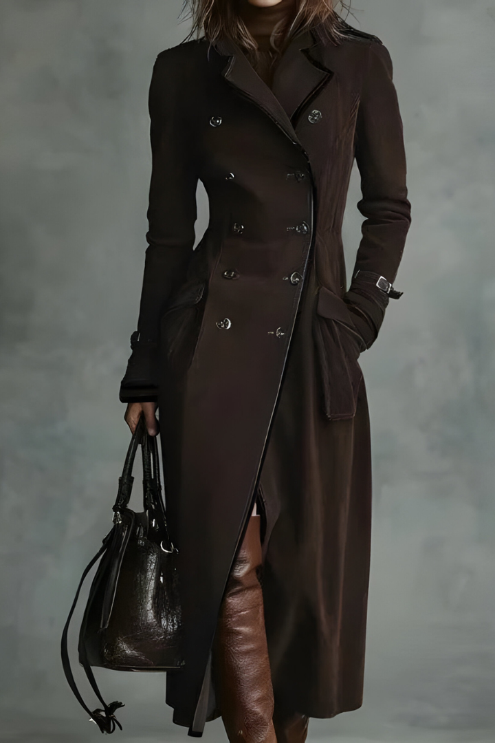 Mariella | Elegant Tailored Long Coat
