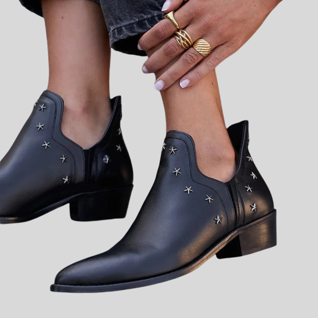 Brielle™ | Starry Ankle Boots