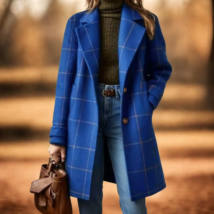 Caprice │ Elegant Plaid Coat